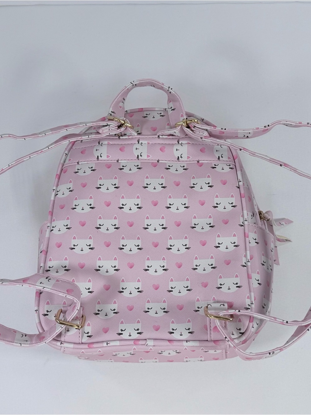 Under One Sky Kitty & Hearts Mini Backpack - Picture 7 of 13